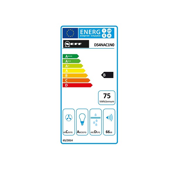 NEFF - groupe filtrant 52cm 570 m3/h inox - D54NAC1N0 - large