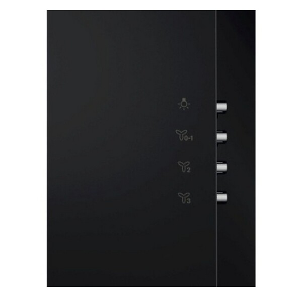 ELECTROLUX - Hotte Décorative Murale 90cm 600m3/h Noir - LFV329K - large