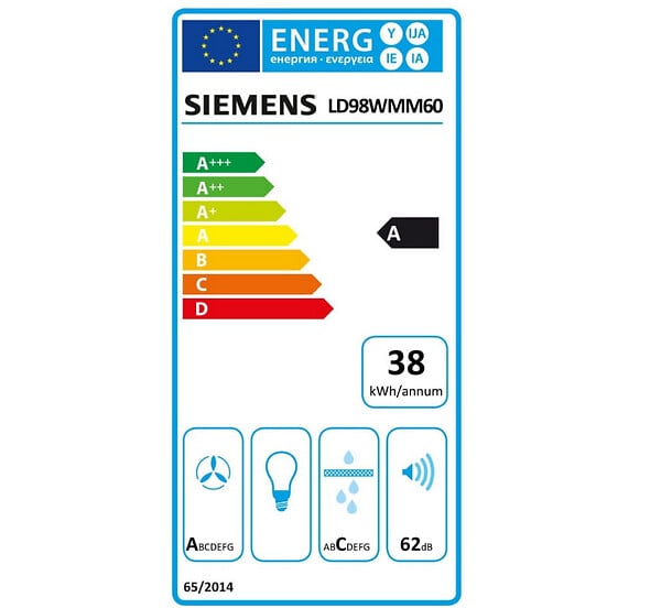SIEMENS - Hotte Plan De Travail 91cm 519m3/h Noir - LD98WMM60 - large