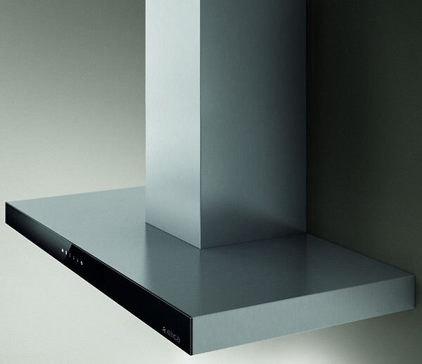 ELICA - Hotte Décorative Murale 90cm 69db 581m3/h Noir/inox - PRF0104626A - large