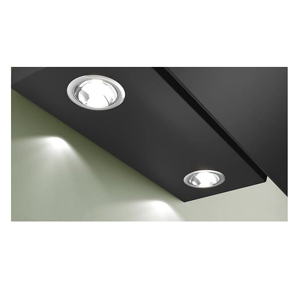 BOSCH - hotte décorative inclinée 60cm 550m3/h noir - DWK65DK60 - large
