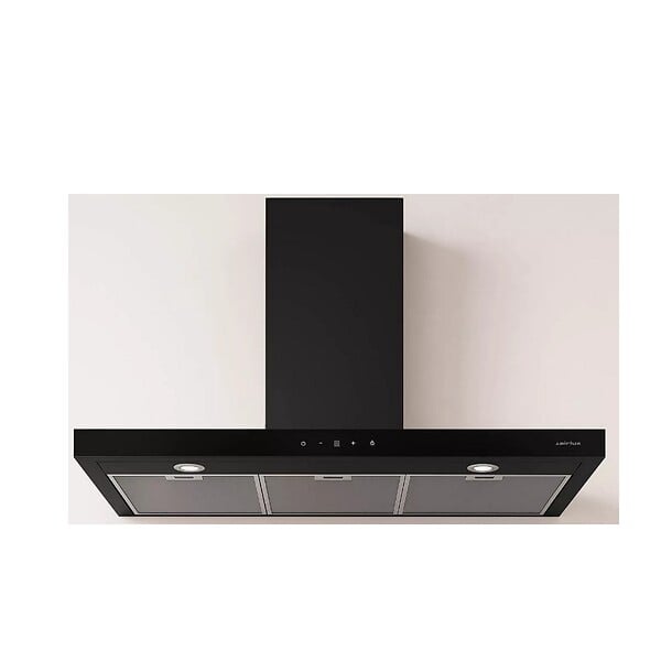 AIRLUX - Hotte Décorative Murale 90cm 636 M3/h Noir - AHBS960BK - large