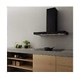 AIRLUX - Hotte Décorative Murale 90cm 636 M3/h Noir - AHBS960BK - vignette