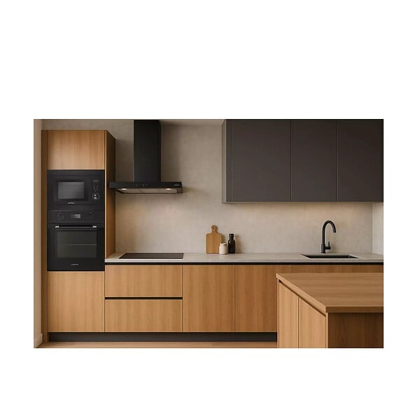 AIRLUX - Hotte Décorative Murale 90cm 636 M3/h Noir - AHBS960BK - large