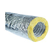 JONCOUX - Gaine flexible aluminium isolé phonique M0/M1 laine de verre ép.50 mm 10 mètres - Diamètre (mm): 125 - vignette