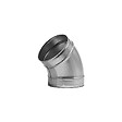 JONCOUX - Coude VMC 45° acier galvanisé pour gaines ventilation - Diamètre (mm): 200 - vignette