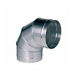 JONCOUX - Coude VMC 90° acier galvanisé pour gaines ventilation - Diamètre (mm): 315 - vignette