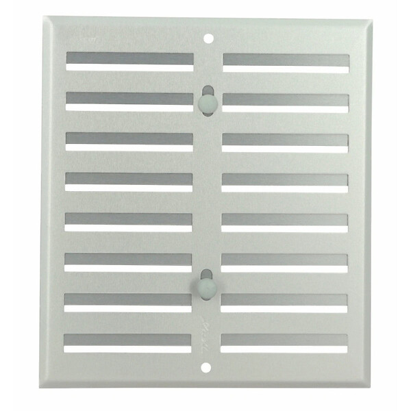 ANJOS - Grille aération réglable métallique ANJOS GO - LxH (mm): 245 x 170 - Couleur: Gris argent - large