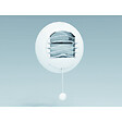 ANJOS - Bouche VMC cuisine autoréglable double débit ALIZE AUTO diamètre 125 mm (sans manchette) - Débit (m3/h): 20/75 - vignette