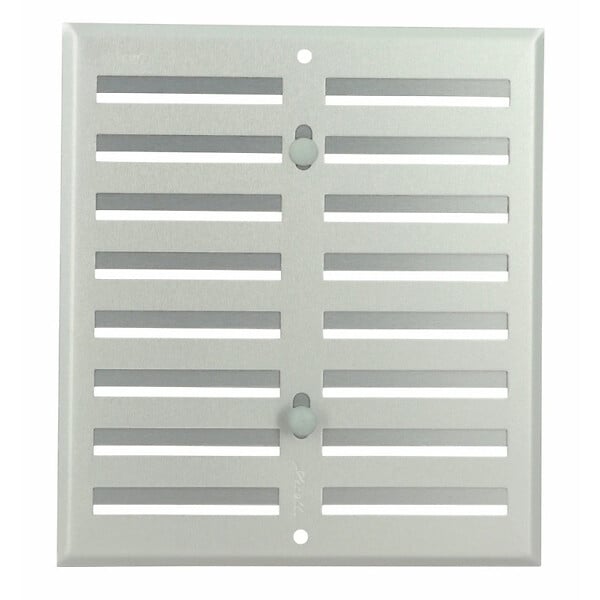 ANJOS - Grille aération réglable métallique ANJOS GO - LxH (mm): 190 x 170 - Couleur: Gris argent - large