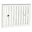ANJOS - Grille aération réglable métallique ANJOS GO - LxH (mm): 190 x 170 - Couleur: Blanc - vignette