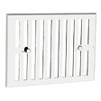 ANJOS - Grille aération réglable métallique ANJOS GO - LxH (mm): 170 x 140 - Couleur: Blanc - vignette