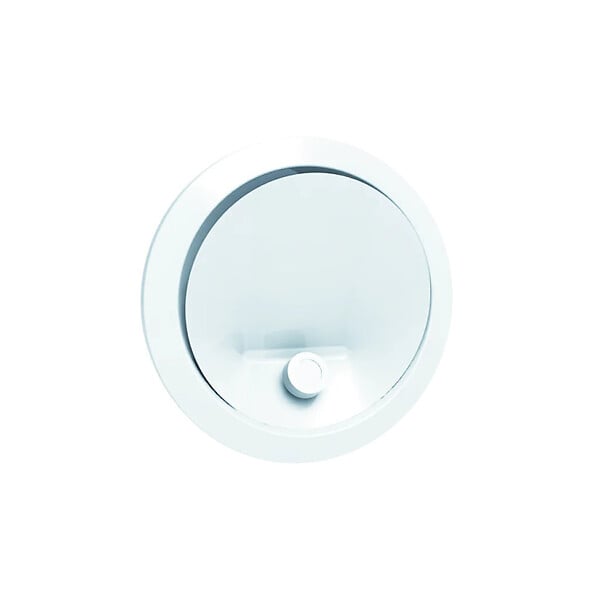 ANJOS - Bouche soufflage métallique réglable BIR avec manchette placo Ø125 - large