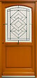 GD MENUISERIES - Porte d'entrée Bois Vitrée, ELIOTH H215 x L90 cm Côte Tableau p.Droit - vignette