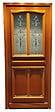 GD MENUISERIES - Porte d'entrée Bois Vitrée Vauban, H200 x L80 cm Côte Tableau, p.Droit (Poignée, Barillet ref 010403RFP) - vignette