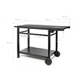 LIVOO - chariot pour plancha noir/métal - GS170N - vignette