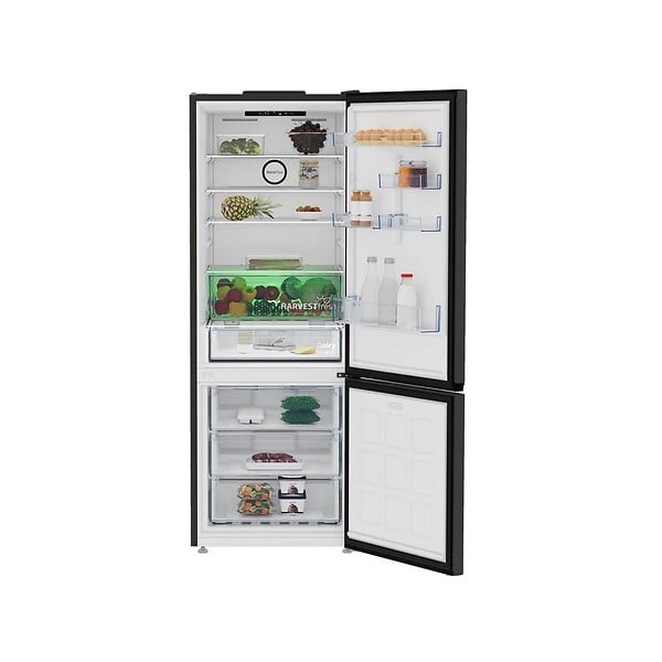 BEKO - Réfrigérateur Combiné 70cm 490l Ventilé Carbone - B5RCNE565HXBR - large