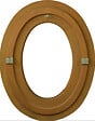 GD MENUISERIES - Oeil de Boeuf Bois Ovale H90 x L60 cm Côte Tableau - vignette
