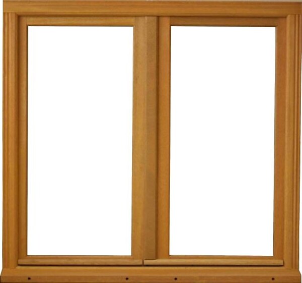 GD MENUISERIES - Fenetre Bois 2 Vantaux H195 x L110 cm Côte Tableau, poignee (ref 010220F9) - large