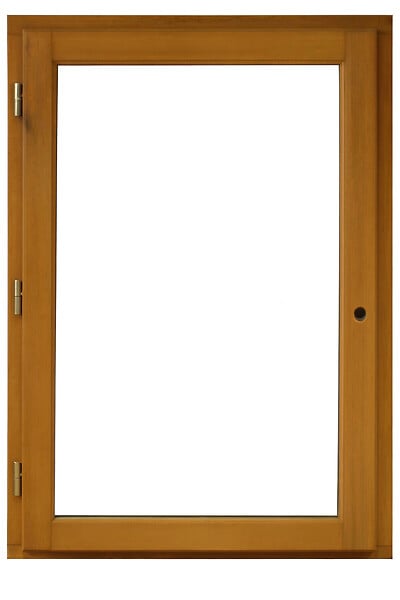 GD MENUISERIES - Fenetre Bois 1 Vantail H115 x L60 cm Côte Tableau Tirant Gauche - large