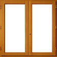 GD MENUISERIES - Fenetre Bois 2 Vantaux H165 x L120 cm Côte Tableau - vignette