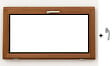 GD MENUISERIES - Chassis Abattant En Bois H45 x L60 cm Côte Tableau, poignee (ref 010220F9) - vignette