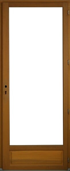 GD MENUISERIES - Porte Fenetre Bois 1 Vantail H205 x L80 cm Côte Tableau Tirant Droite - large