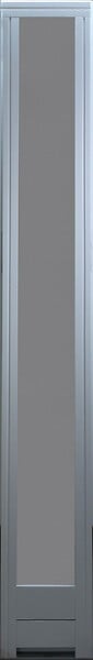 GD MENUISERIES - Fixe Lateral Bois Exo Prepeint Blanc H215 x L20 cm Côte Tableau - large