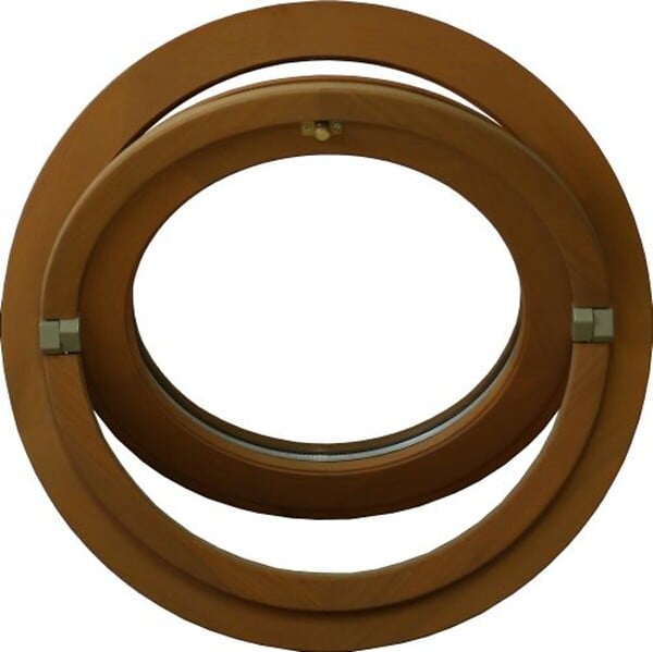 GD MENUISERIES - Oeil De Boeuf BOIS H50 x L50 cm Côte Tableau - large