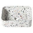 RO'MA NATURE - Vasque à poser rectangulaire Terrazzo 38x27x13 cm - vignette