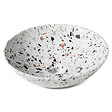 RO'MA NATURE - Vasque à poser ronde bol Terrazzo 38x12 cm - vignette