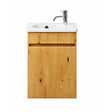 BURGBAD - Meuble WC lave-mains Joline chêne - vignette