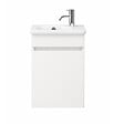 BURGBAD - Meuble WC lave-mains Joline Blanc mat - vignette