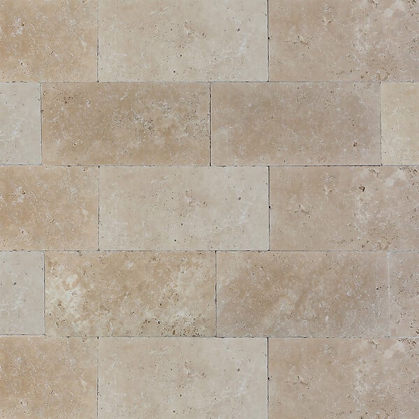 RO'MA NATURE - Pierre de parement Travertin Beige Clair 40,6x20,3x1,2 cm (lot de 1,07 m² soit 13 (dalles) - large