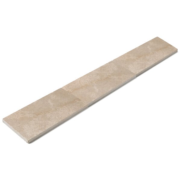RO'MA NATURE - Couvertine Pierre d'Egypte Beige 60x30x3 cm avec larmiers (à l'unité) - large