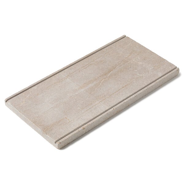 RO'MA NATURE - Couvertine Pierre d'Egypte Beige 60x30x3 cm avec larmiers (à l'unité) - large
