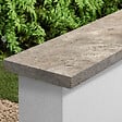 RO'MA NATURE - Couvertine Travertin Gris Silver 61x33x5 cm (à l'unité) - vignette