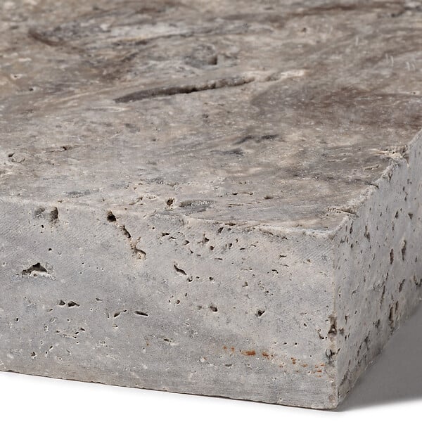 RO'MA NATURE - Couvertine Travertin Gris Silver 61x33x5 cm (à l'unité) - large