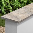 RO'MA NATURE - Couvertine Travertin Gris Silver 61x33x3 cm (à l'unité) - vignette