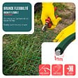 VOUNOT - Grillage a maille soude en acier gaine PVC 25mm fil 1mm 0.5x10m vert - vignette