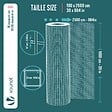 VOUNOT - Grillage a maille soude en acier gaine PVC 25mm fil 1mm 1x25m vert - vignette
