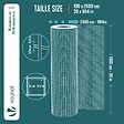 VOUNOT - Grillage a maille soude en acier gaine PVC 13mm fil 0.8mm 1x25m vert - vignette