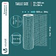 VOUNOT - Grillage a maille soude en acier gaine PVC 13mm fil 0.8mm 0.5x10m gris - vignette
