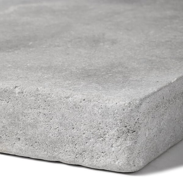 RO'MA NATURE - Bordure de jardin Pierre de l'Atlas Gris 61x33x5 cm (à l'unité) - large