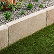 RO'MA NATURE - Bordure de jardin Pierre d'Egypte Bronze 70x33x8 cm (à l'unité) - vignette