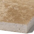 RO'MA NATURE - Bordure de jardin Travertin Beige Nuancé 61x33x3 cm (à l'unité) - vignette