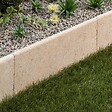 RO'MA NATURE - Bordure de jardin Pierre d'Egypte Bronze 60x30x3 cm (à l'unité) - vignette
