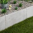 RO'MA NATURE - Bordure de jardin Pierre de l'Atlas Gris 60x40x3 cm (à l'unité) - vignette