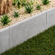 RO'MA NATURE - Bordure de jardin Pierre de l'Atlas Gris 61x33x3 cm (à l'unité) - vignette