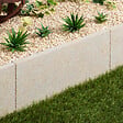 RO'MA NATURE - Bordure de jardin Pierre de l'Atlas Beige 60x30x3 cm (à l'unité) - vignette